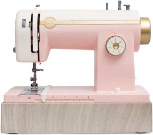 maquina de coser rosa